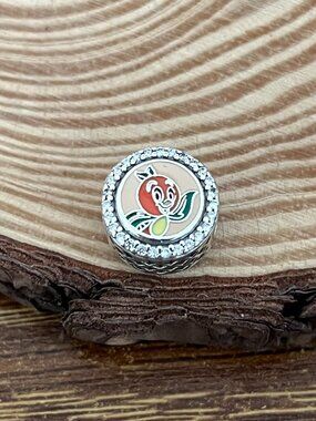 Pandora The Orange Bird Bead S925 Silver Charm